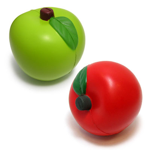 Apfel-Stressball