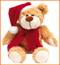 Werbe-Weihnachts-Teddy
