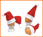 Weihnachts-Eierwärmer mit Logodruck