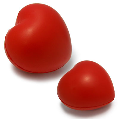 Stressball in Herzform