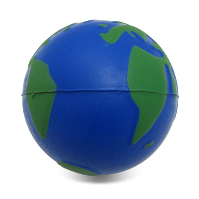 Weltkugel Stressball