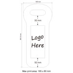 Filz-Weintasche mit Logo