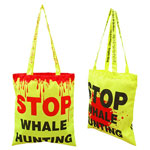 reflektierende Neontasche mit Druck